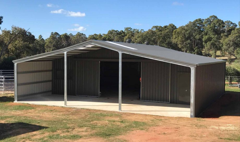 Aussie Barn shed in Perth