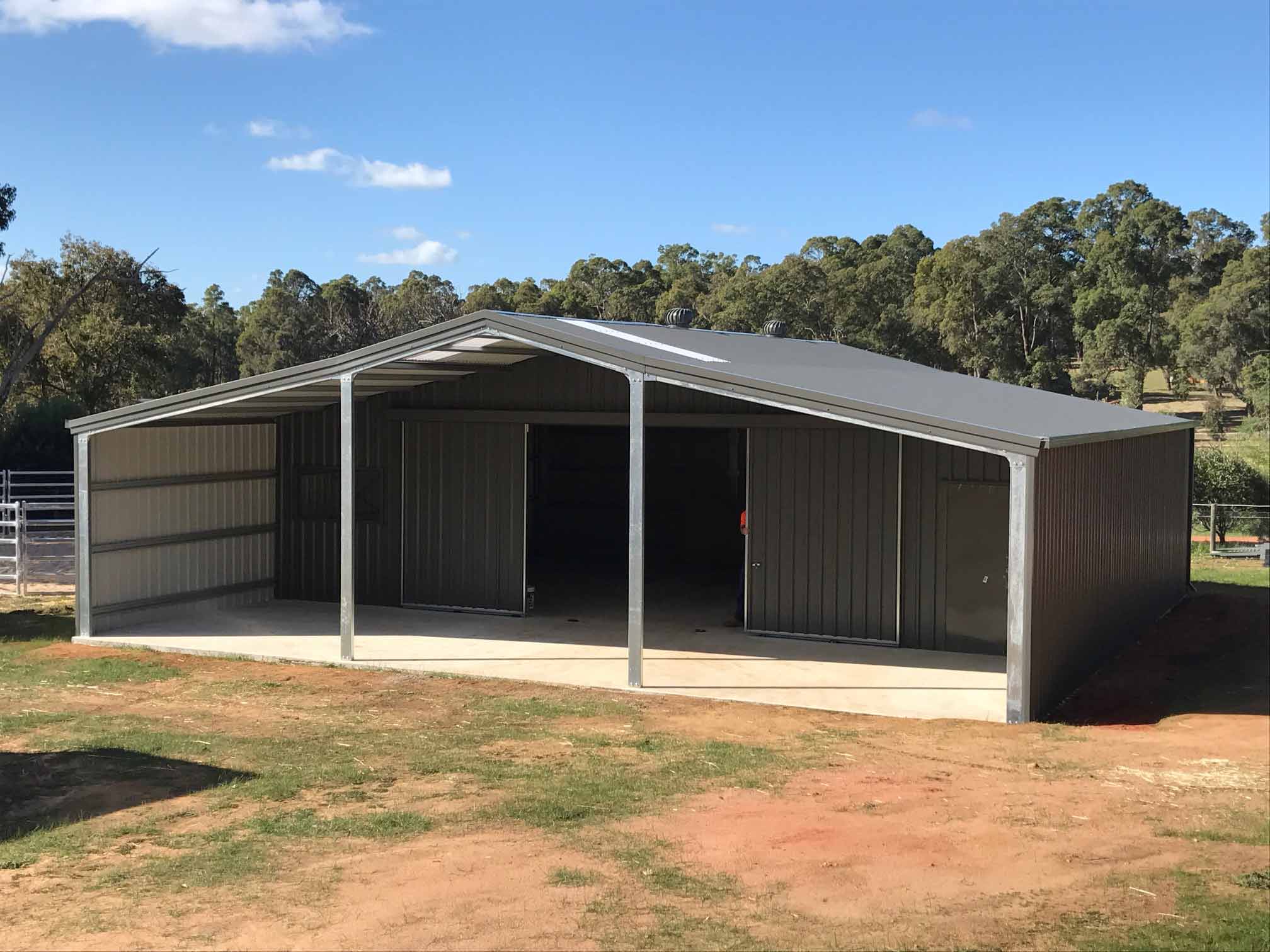 Aussie Barn shed in Perth