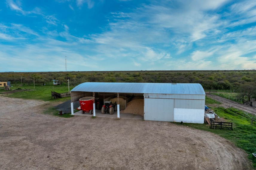 An open bay machinery shed in Perth, Western Australia, balancing easy access and protection from the elements.